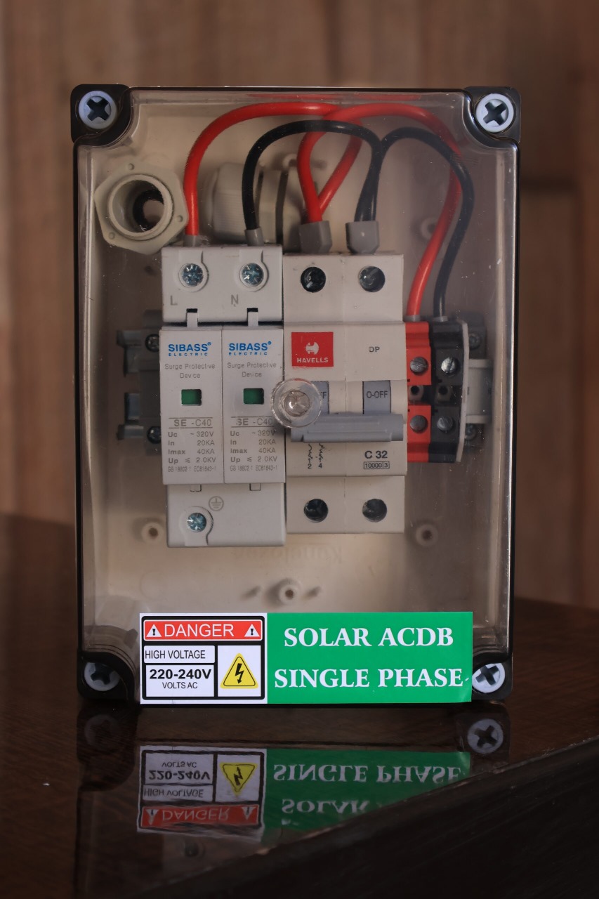 Solar Protection Unit AC-DB Box – Bheri Rapti Urja